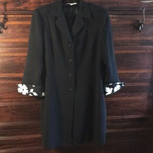 Long black blazer jacket